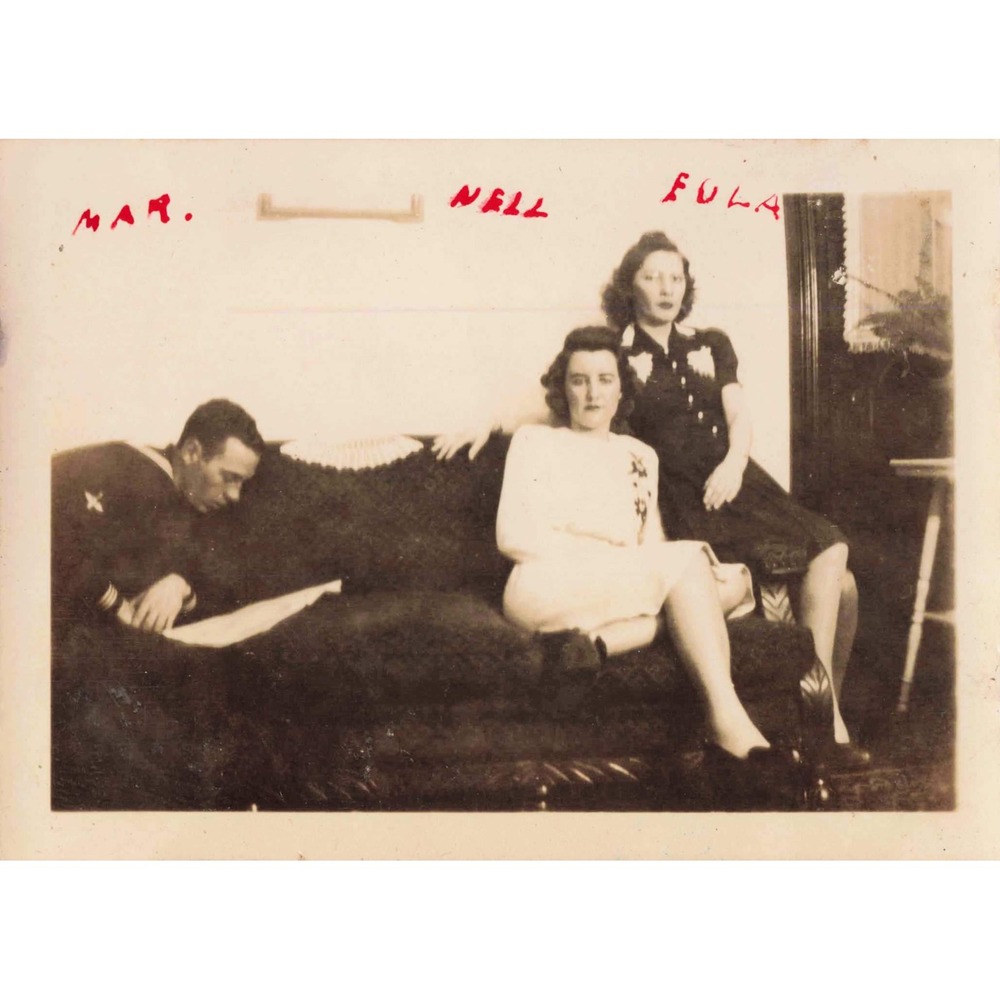 Vintage 1943-45 Personal Photo Lot of 5 - People from Eufaula, Alabama - Picture 9 of 10